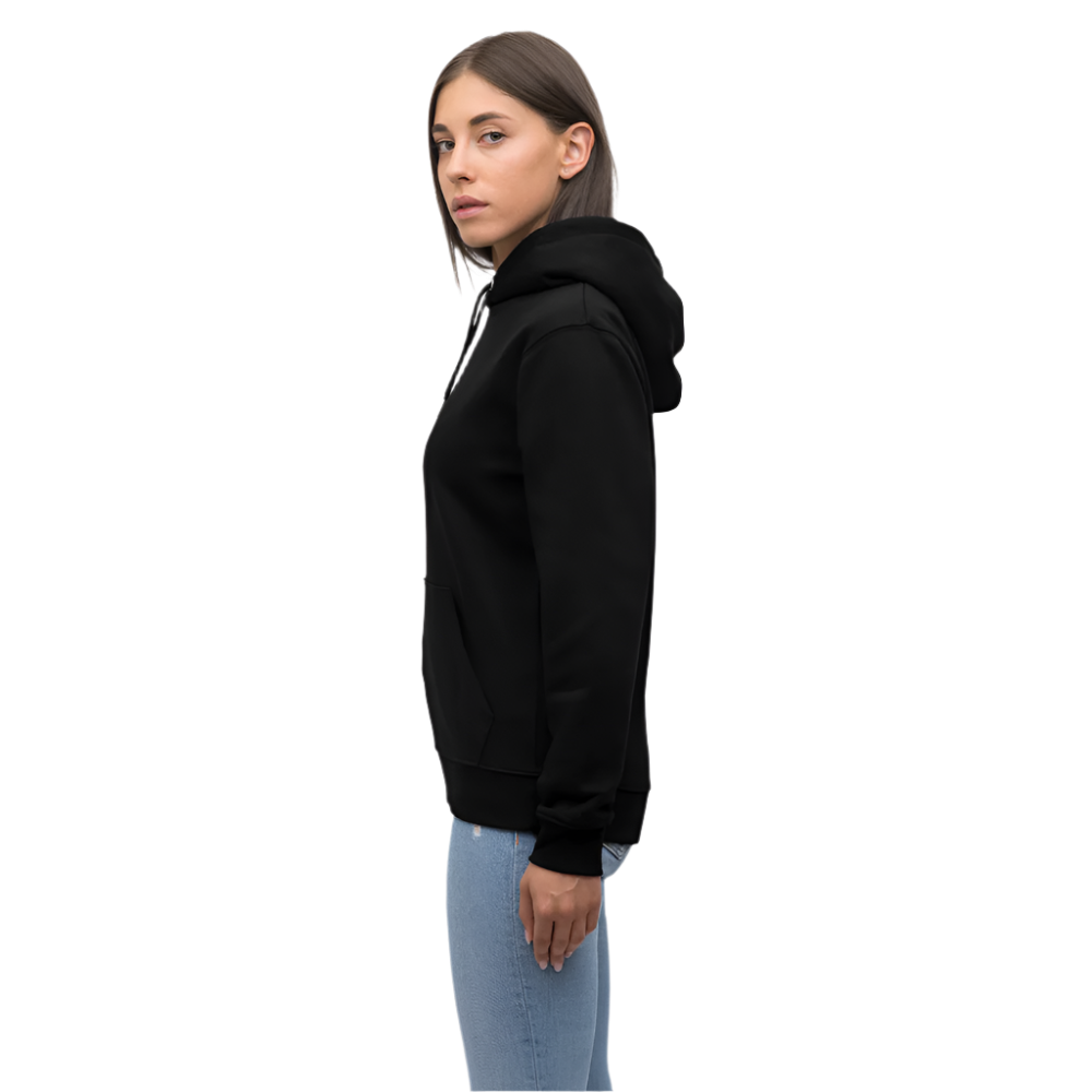 Flowers - Unisex Organic Hoodie - Schwarz
