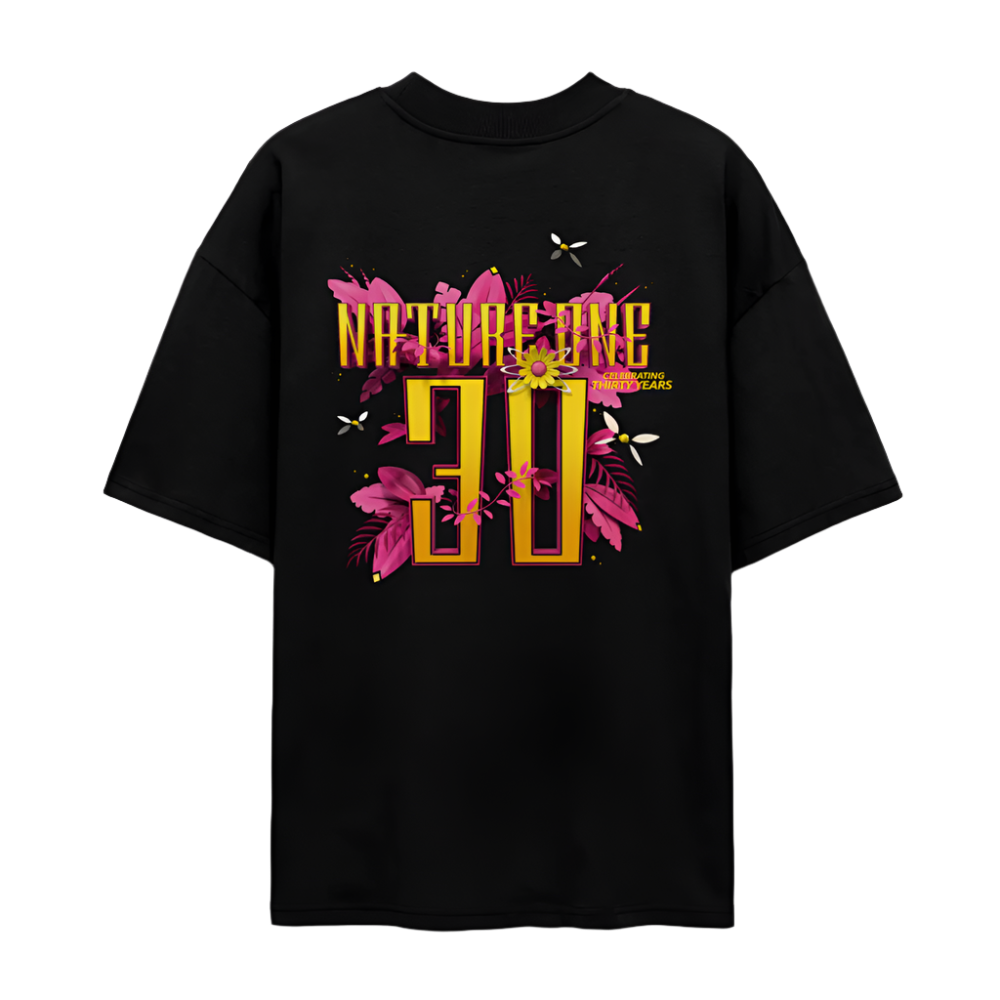 Anniversary - Unisex Oversize Organic T-Shirt - Schwarz
