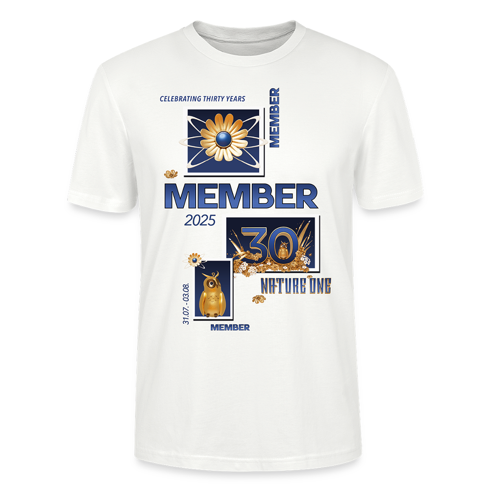 NO25 Member Shirt 2025 - Unisex Organic T-Shirt - Weiß