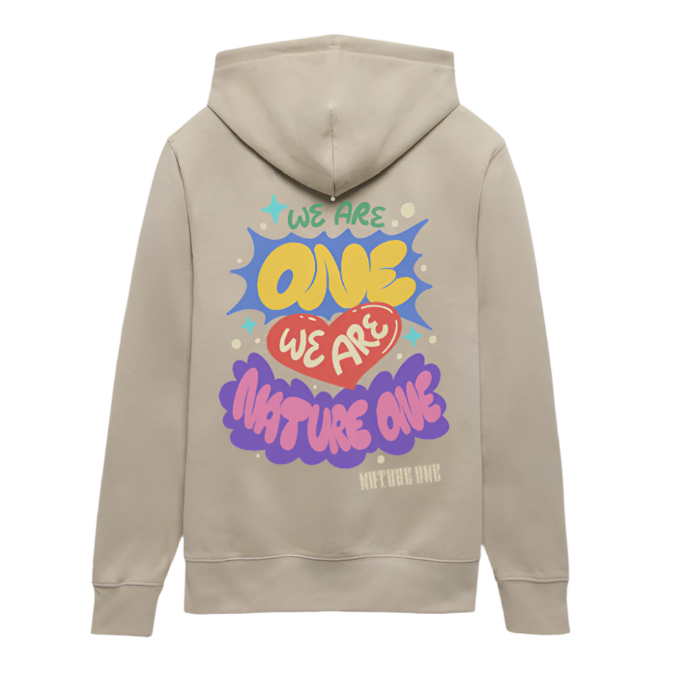 We Are One - Unisex Organic Hoodie - Beige
