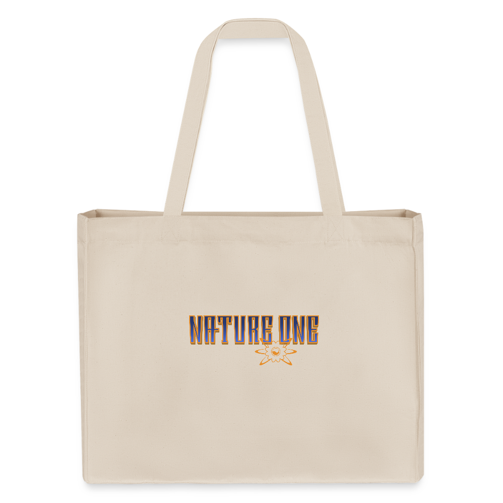 Typography - recycelte Shopping Bag - Naturweiß