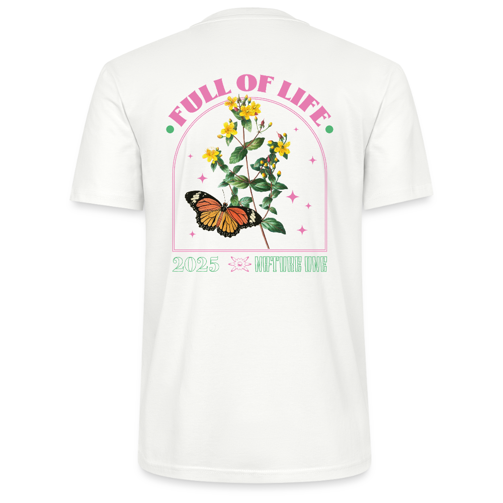 Full of Life - Unisex Organic T-Shirt - Weiß