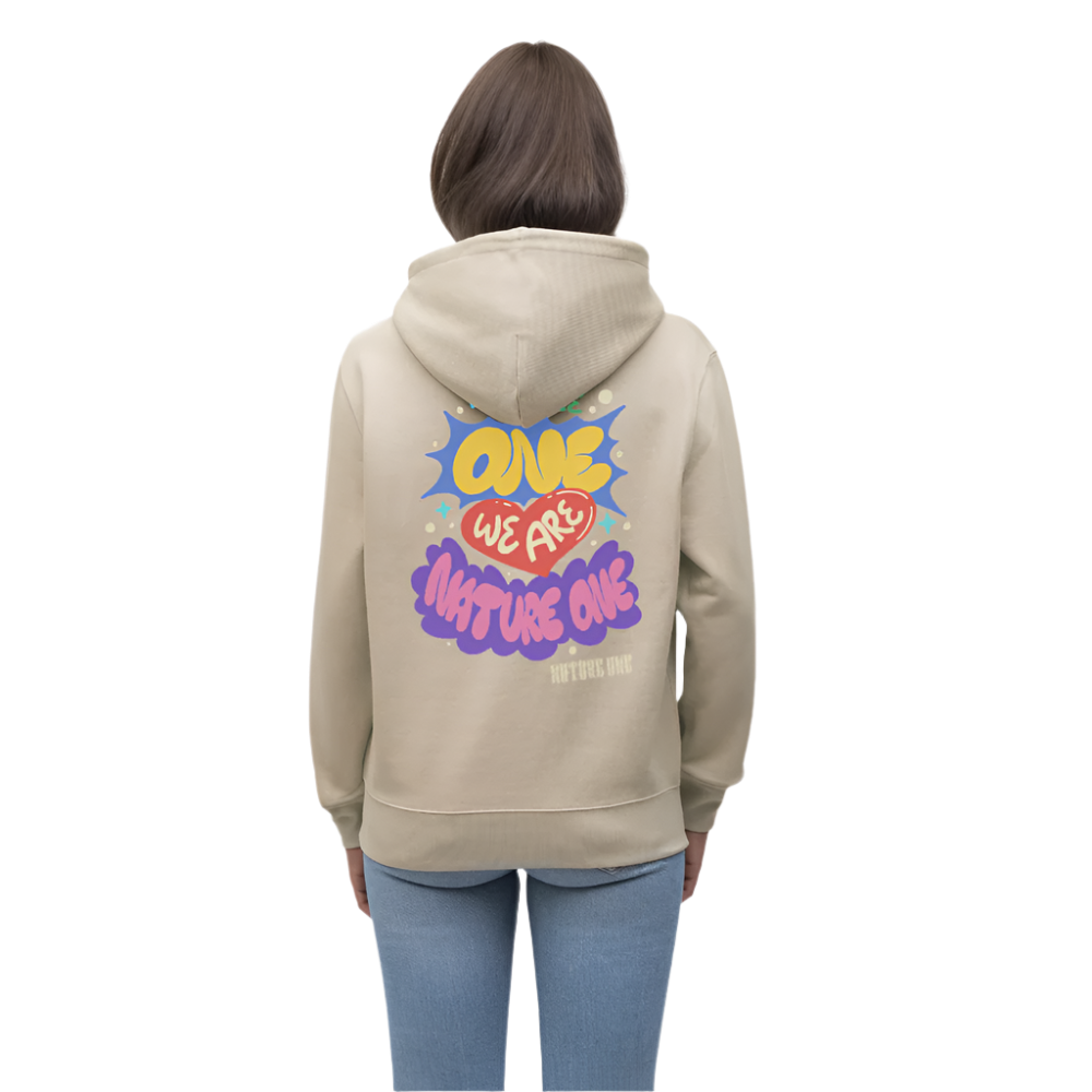 We Are One - Unisex Organic Hoodie - Beige
