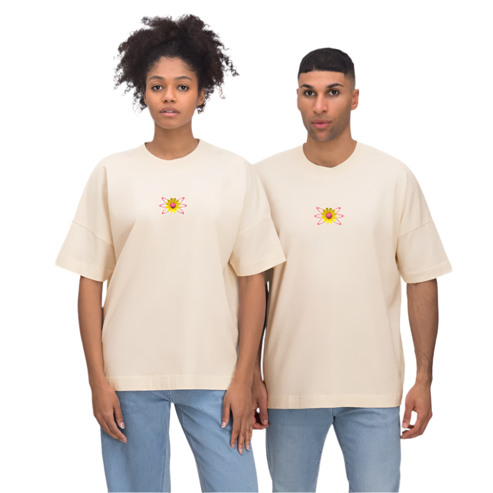 Anniversary - Unisex Oversize Organic T-Shirt - Weißgrau