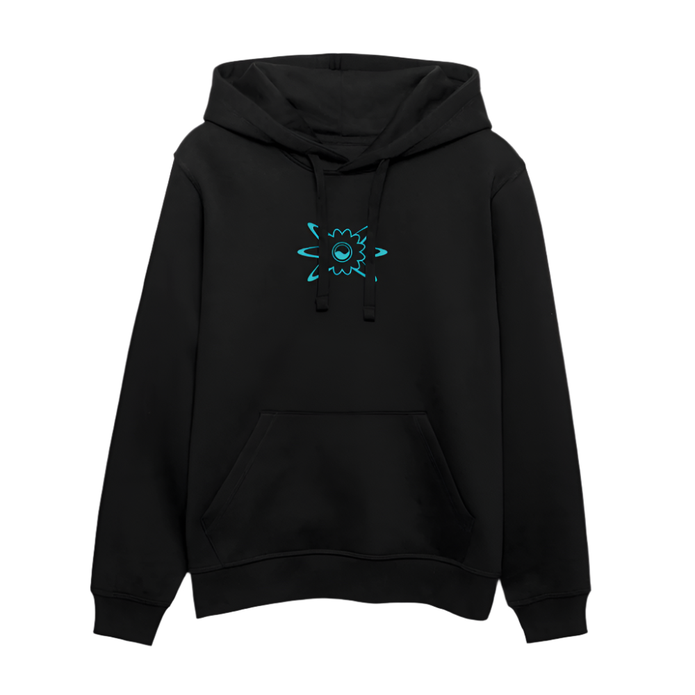 Neon - Unisex Bio-Hoodie - Schwarz