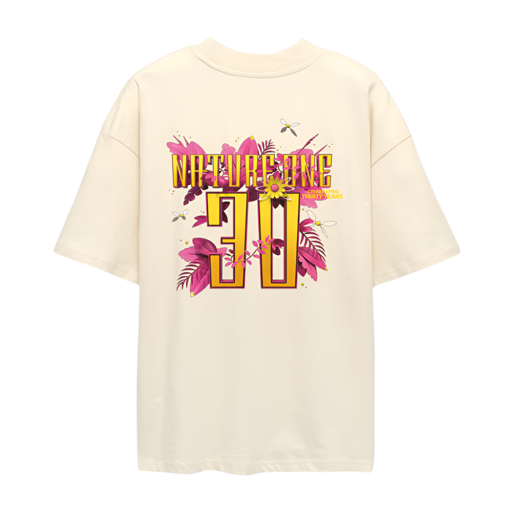 Anniversary - Unisex Oversize Organic T-Shirt - Weißgrau