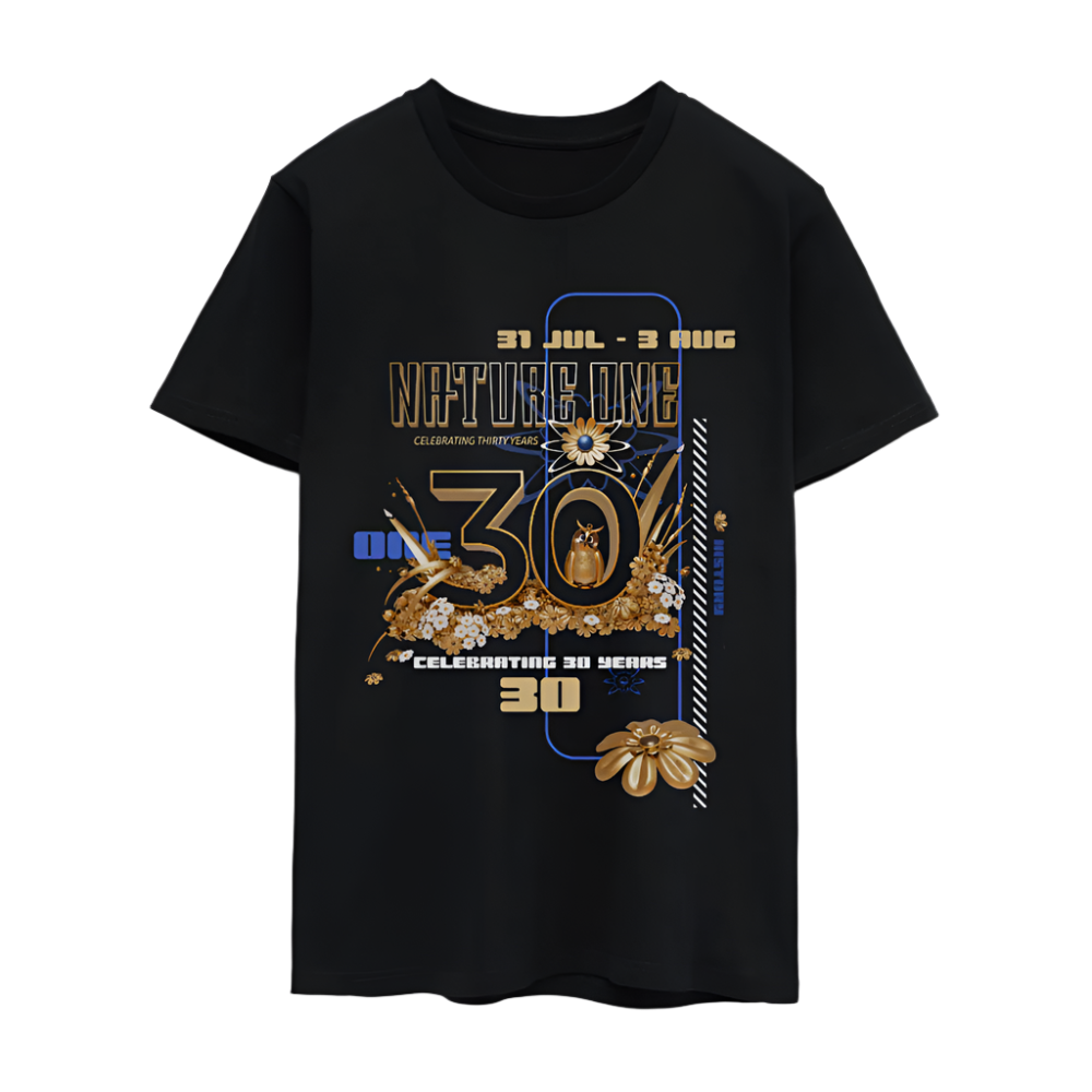 Golden Era - Unisex Organic T-Shirt - Schwarz