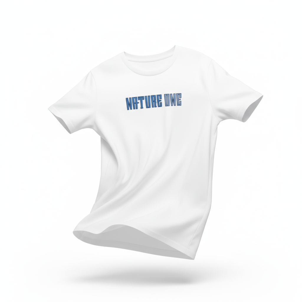 Outdoor T-Shirt hell Weiß Vorderseite korrekt 3D