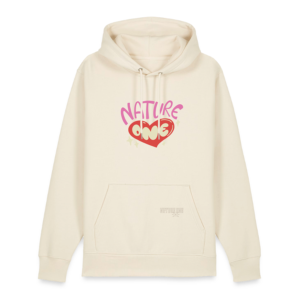 NO25 We Are One - Unisex Organic Hoodie - Weißgrau