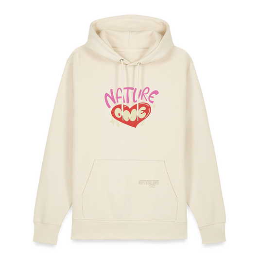 NO25 We Are One - Unisex Organic Hoodie - Weißgrau