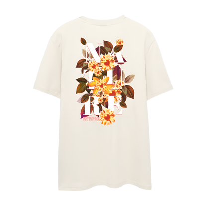 Letter Garden - Unisex Organic T-Shirt - Naturweiß 