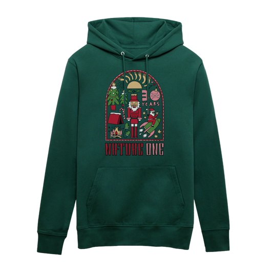 Winter Outdoor - Unisex Organic Hoodie - Forest