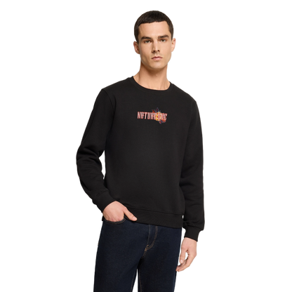 Winter Letter Garden - Premium Organic Pullover - Schwarz