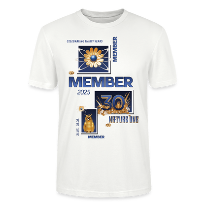 NO25 Member Shirt 2025 - Unisex Organic T-Shirt - Weiß