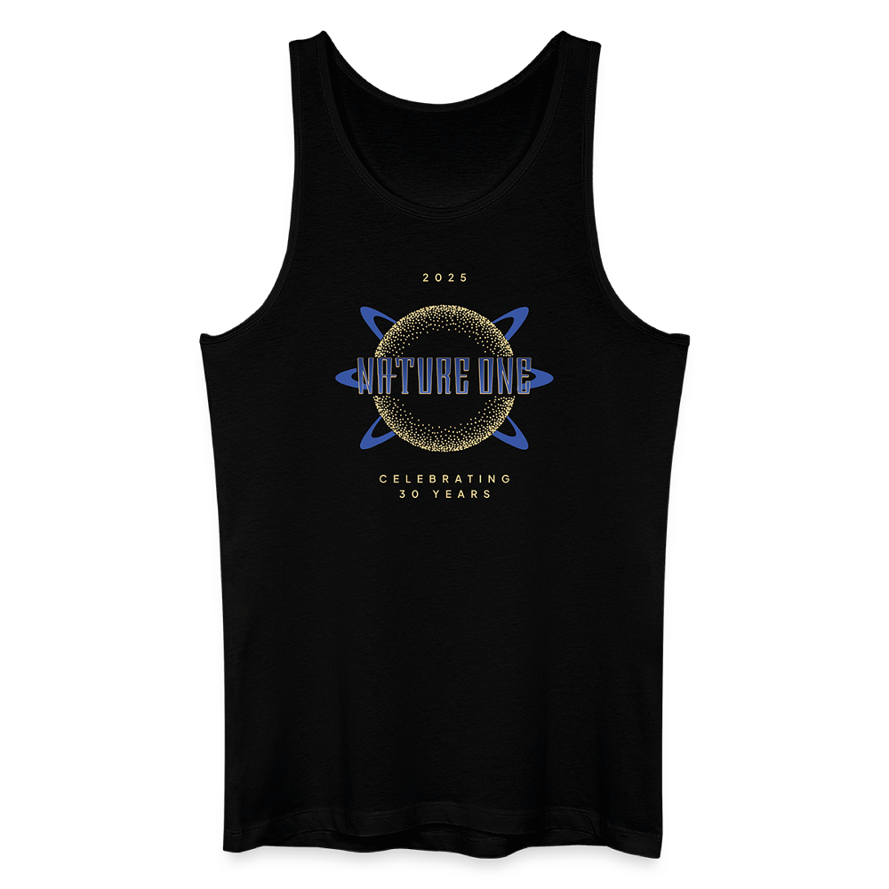 NO25 Born to Celebrate - Männer Organic Tank Top - Schwarz