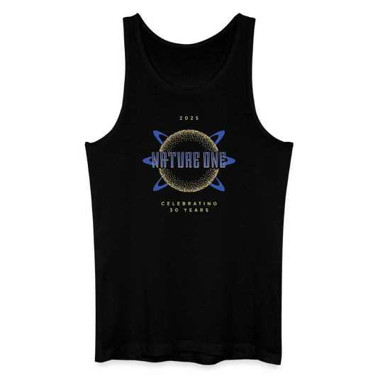 NO25 Born to Celebrate - Männer Organic Tank Top - Schwarz