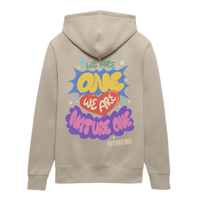 We Are One - Unisex Organic Hoodie - Beige
