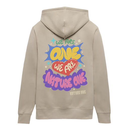 We Are One - Unisex Organic Hoodie - Beige