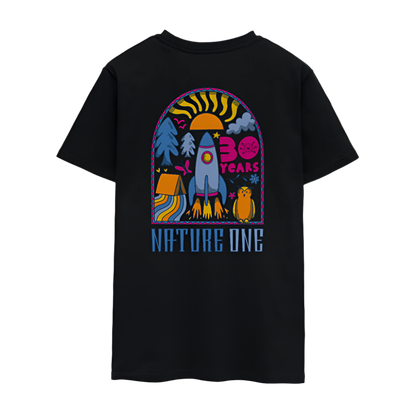 Outdoor - Unisex T-Shirt dunkel - Schwarz