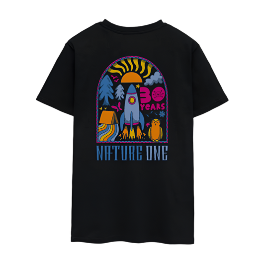 Outdoor - Unisex T-Shirt dunkel - Schwarz