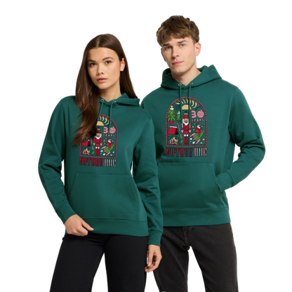 Winter Outdoor - Unisex Organic Hoodie - Forest