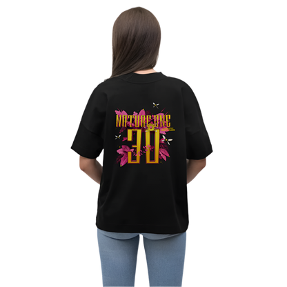 Anniversary - Unisex Oversize Organic T-Shirt - Schwarz