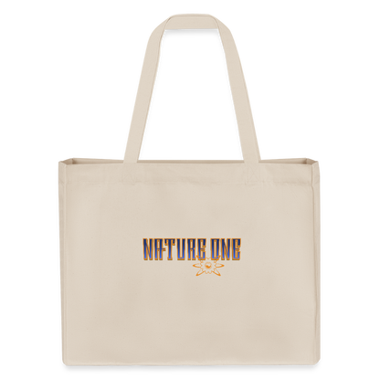 Typography - recycelte Shopping Bag - Naturweiß