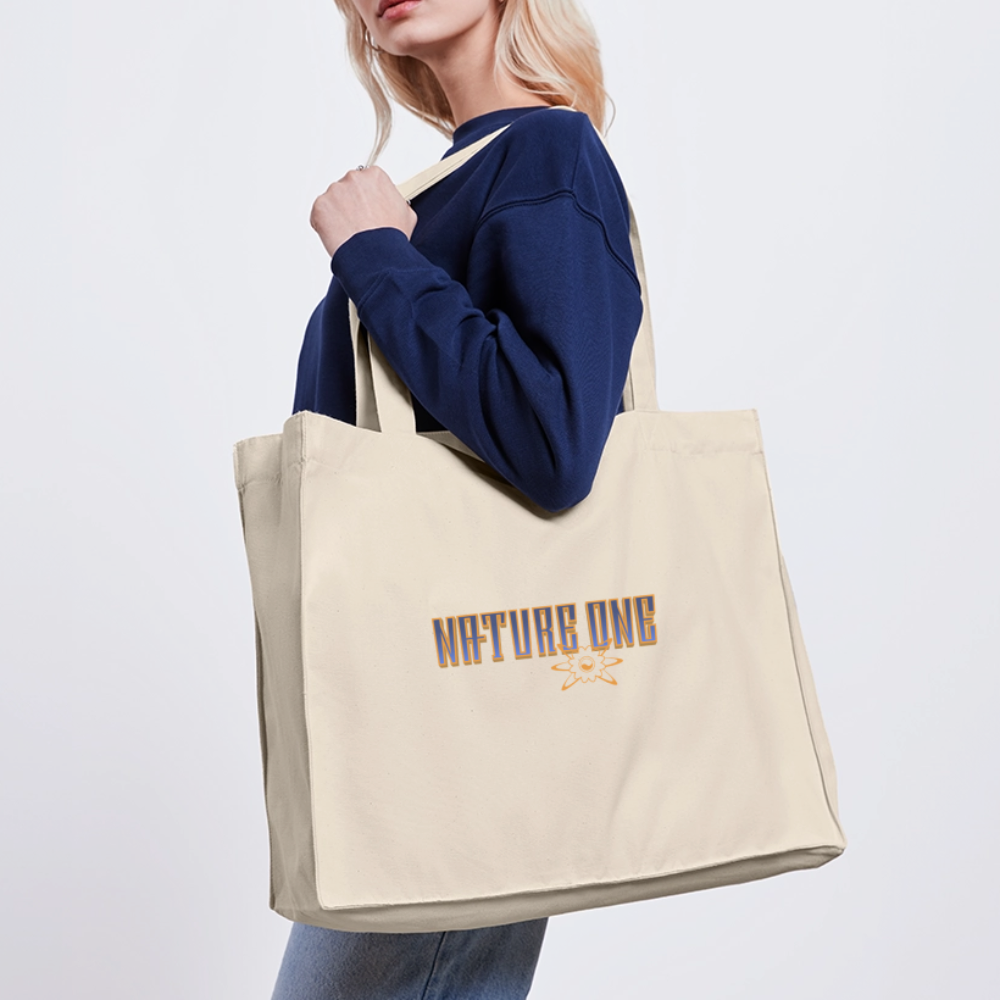 Typography - recycelte Shopping Bag - Naturweiß