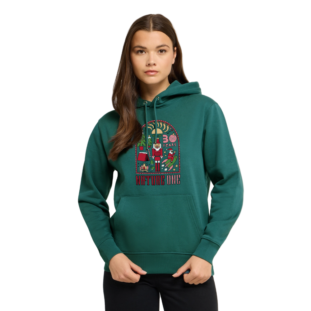 Winter Outdoor - Unisex Organic Hoodie - Forest