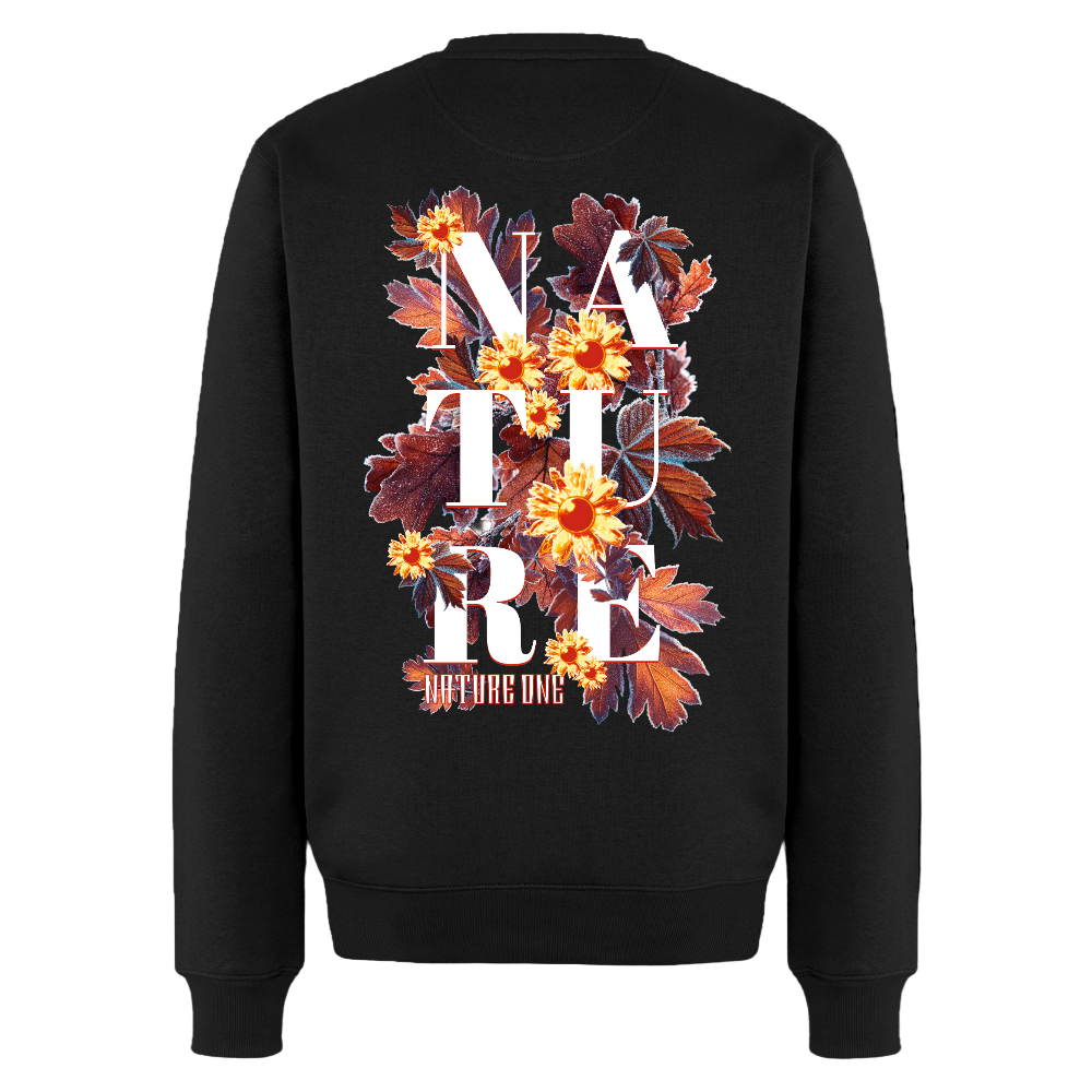 Winter Letter Garden - Premium Organic Pullover - Schwarz