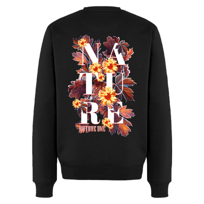 Winter Letter Garden - Premium Organic Pullover - Schwarz