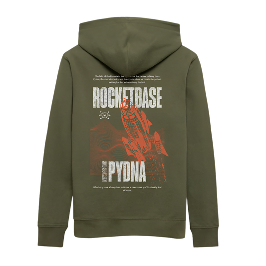 Zero Gravity - Unisex Organic Hoodie - Khaki Grün