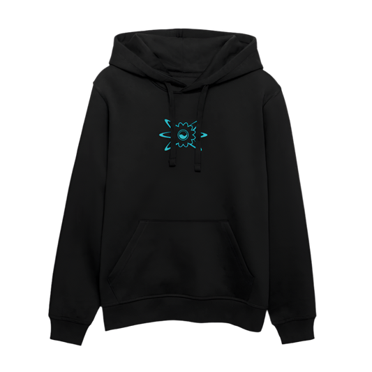 Neon - Unisex Bio-Hoodie - Schwarz