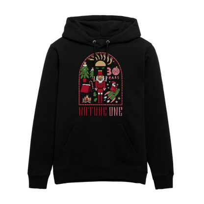 Winter Outdoor - Unisex Organic Hoodie - Schwarz