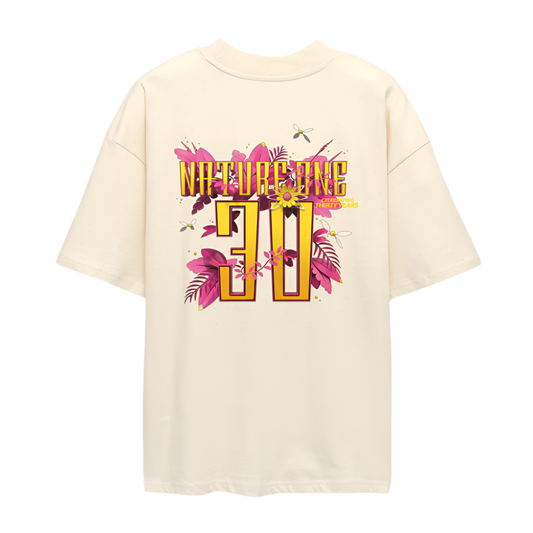 Anniversary - Unisex Oversize Organic T-Shirt - Weißgrau