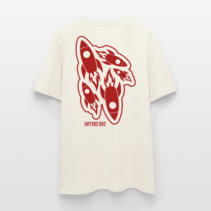 Community Shirt "I SEE ROCKETS" - Unisex Organic T-Shirt - Naturweiß 