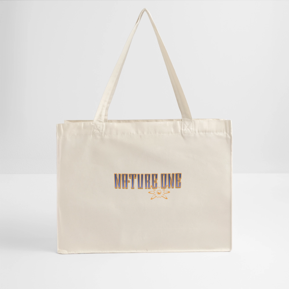 Typography - recycelte Shopping Bag - Naturweiß
