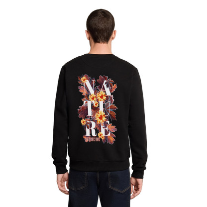 Winter Letter Garden - Premium Organic Pullover - Schwarz