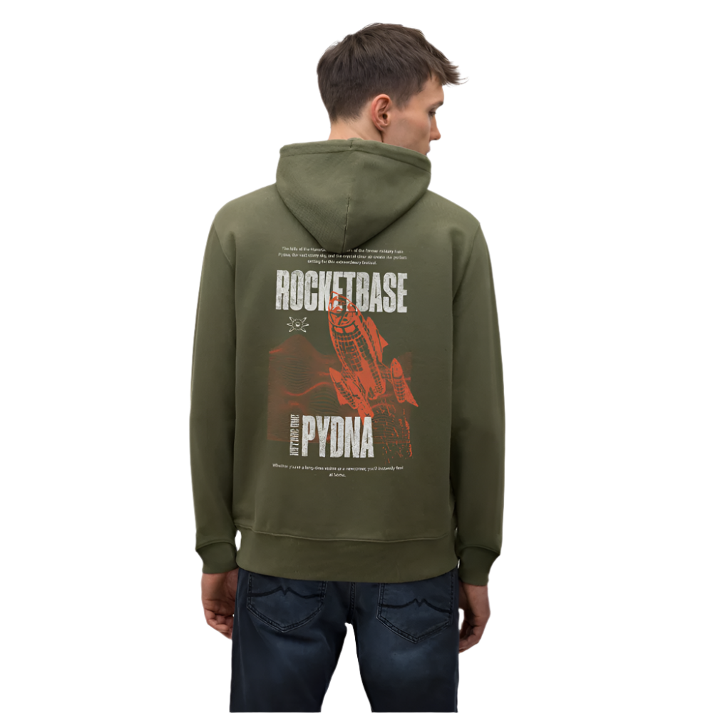 Zero Gravity - Unisex Organic Hoodie - Khaki Grün