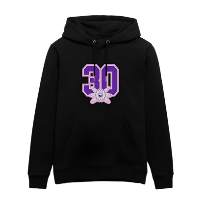 Flowers - Unisex Organic Hoodie - Schwarz