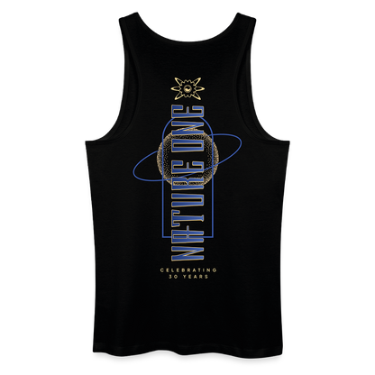 NO25 Born to Celebrate - Männer Organic Tank Top - Schwarz