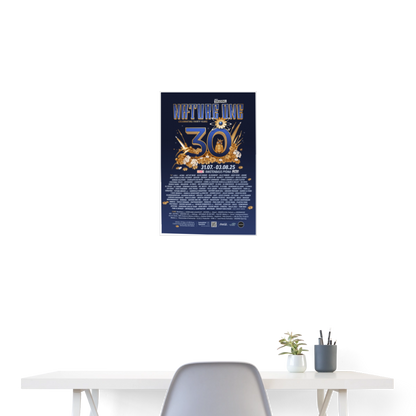 NATURE ONE 2025 - Poster 40x60 cm - Weiß