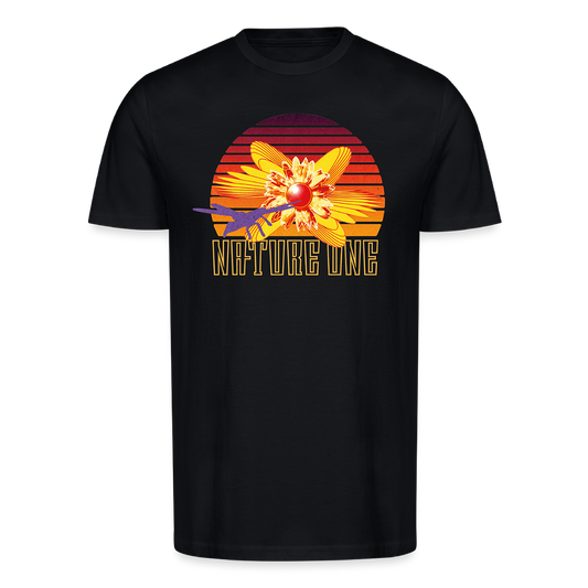 NO25 Sunset Rave - Unisex Organic T-Shirt - Schwarz