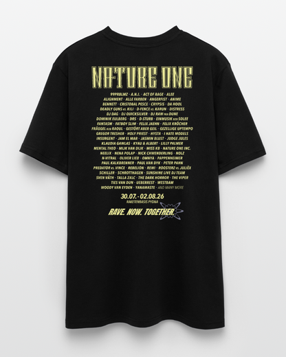 2026 Line Up Black - Unisex Organic Shirt - Schwarz