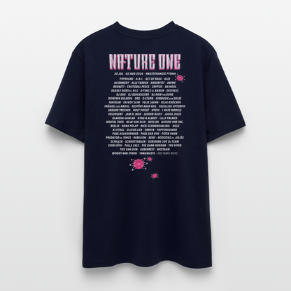 Line Up 2026 Essential Raver - Unisex Organic T-Shirt - Navy
