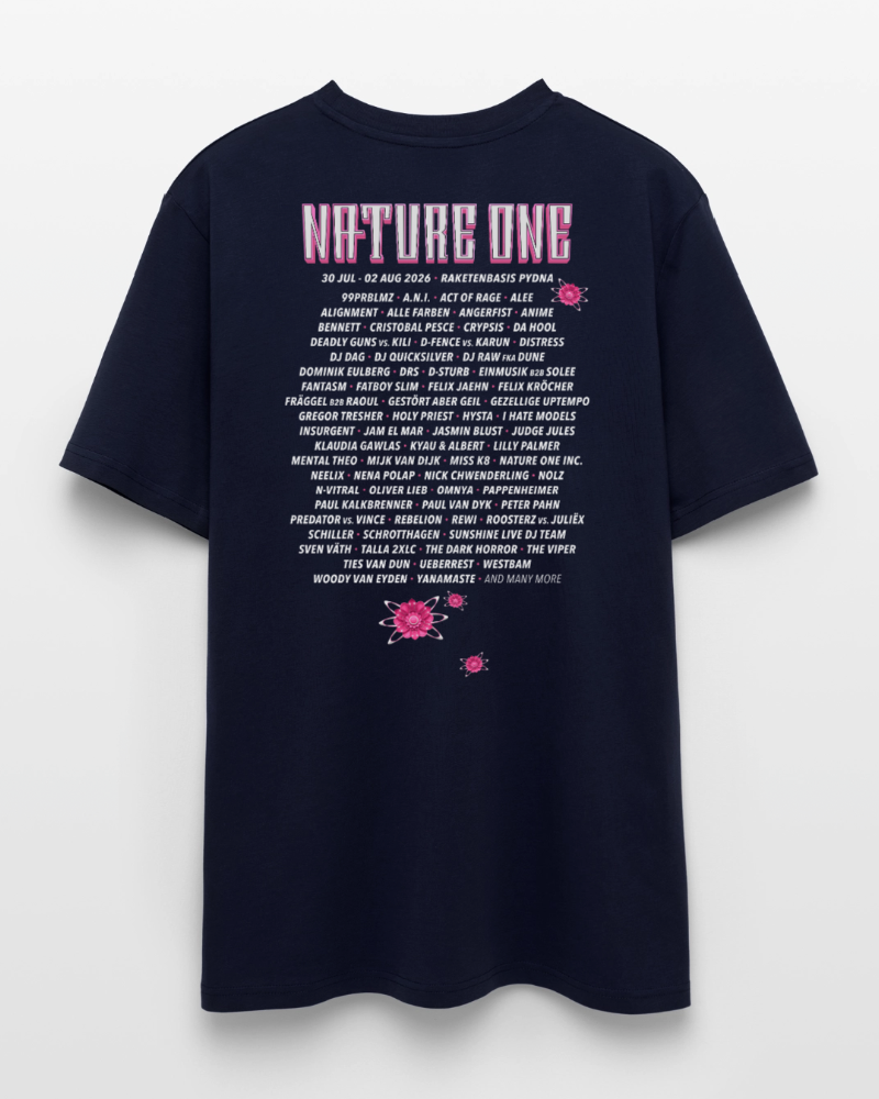 2026 Line Up Navy - Unisex Organic T-Shirt - Navy