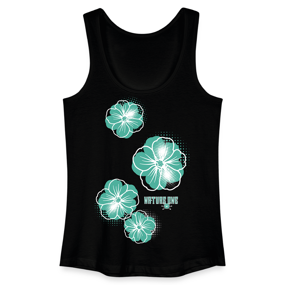 NO25 Botanica - Frauen Organic Tank Top - Schwarz
