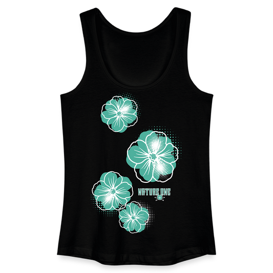 NO25 Botanica - Frauen Organic Tank Top - Schwarz