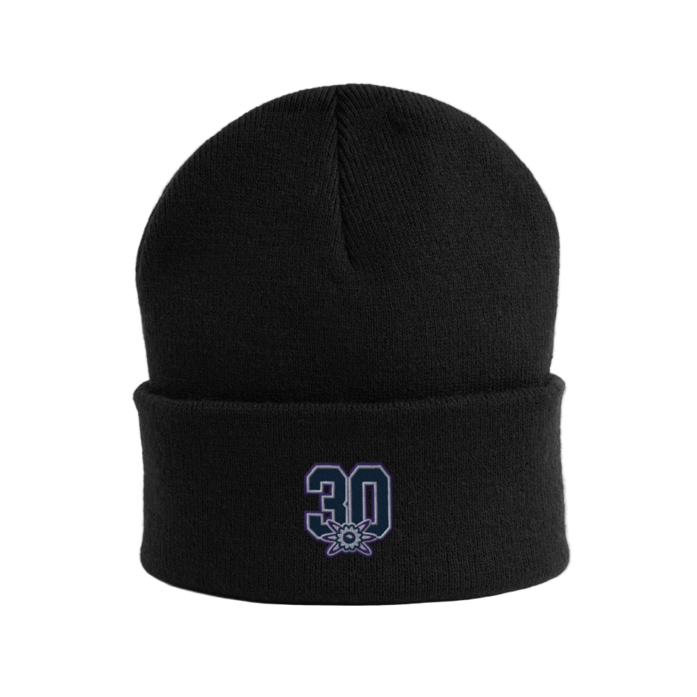 Anniversary - Bestickte Wintermütze - Schwarz