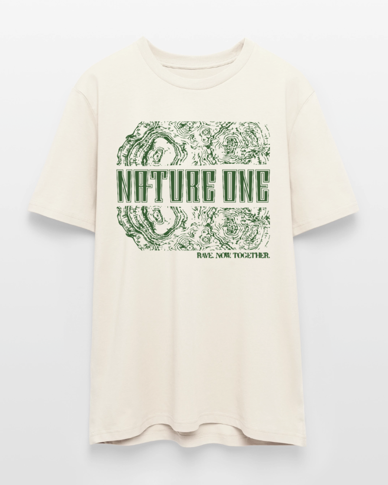 Community Shirt "BACK TO THE ROOTS" - Unisex Organic T-Shirt - Naturweiß 